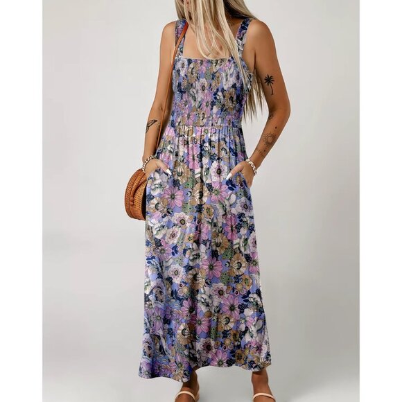 Dresses & Skirts - Purple Floral Dress - NWT